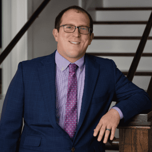Dave Karoly of Lamacchia Realty biopic at corporate office