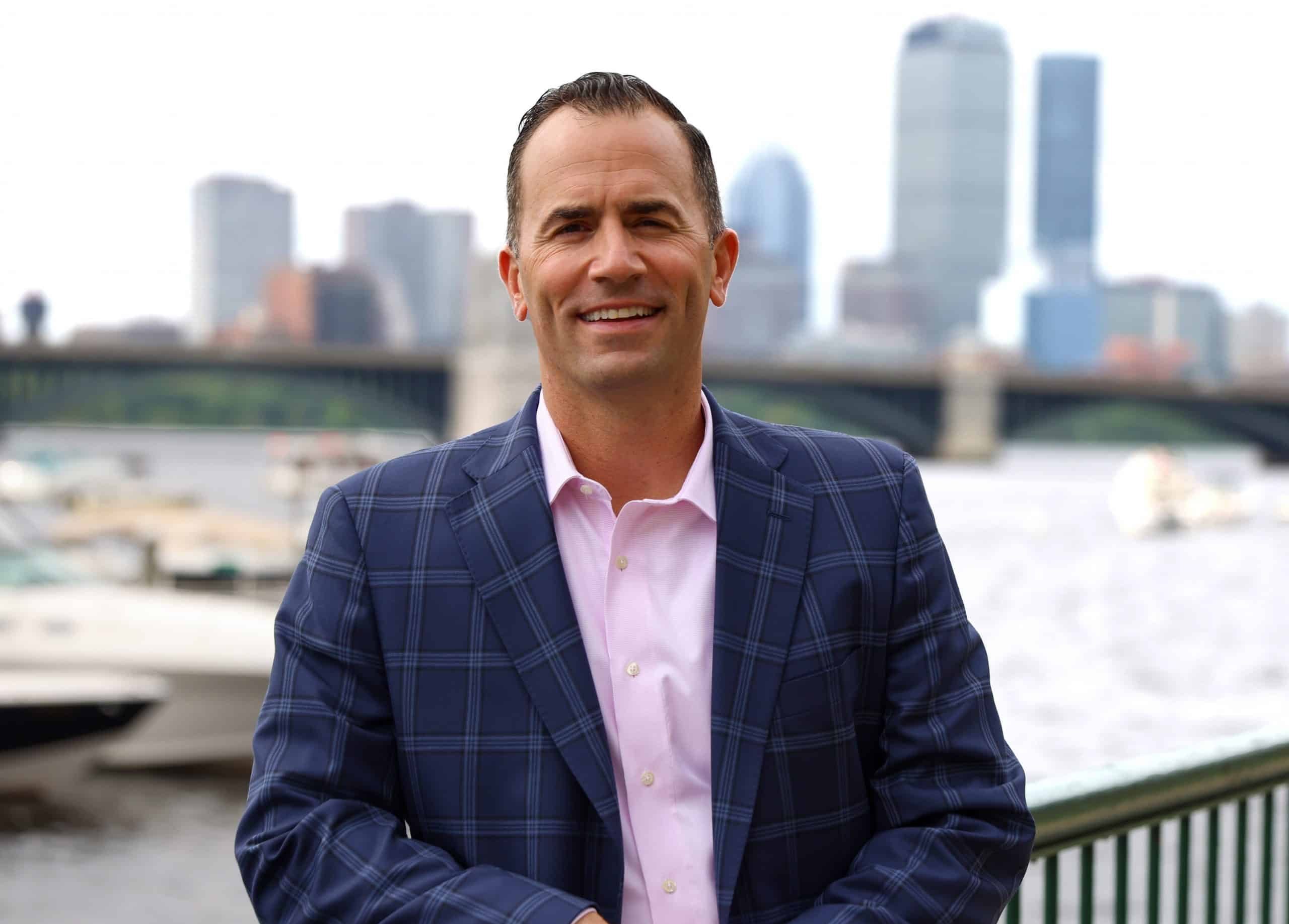 Anthony Lamacchia Broker realtor CEO pic at Boston harbor