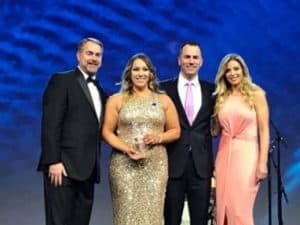 Sarah Hatch receives Fast Tracker award