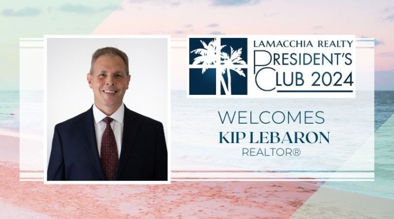 Kip Lebaron qualifies for Lamacchia Realty's 2024 Presidents Club