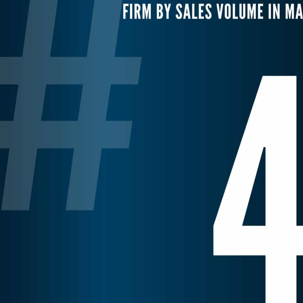 Lamacchia ranked #4 for sales volume in MA