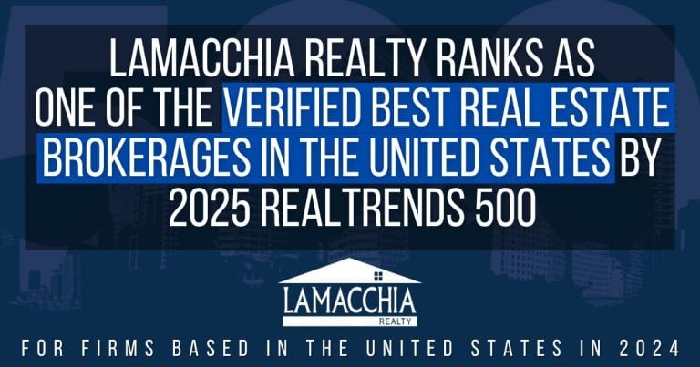 Lamacchia Realty ranks as one of the verified best real estate brokerages in the United States by 2025 RealTrends 500 report