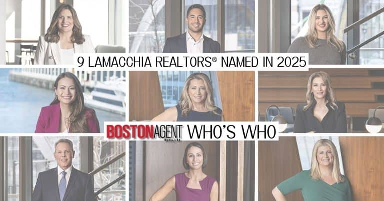 Nine Lamacchia Realty Realtors featured on Boston Magazines Who's Who