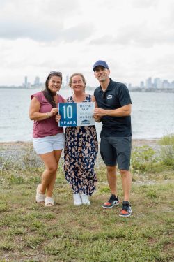 Michelle Wesson , Jackie Louh & Anthony Lamacchia - 10 year loyalty